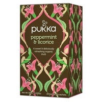 Infusão de hortelã e alcaçuz 20 saquetas de 1.5g - Pukka