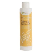 Shampoo líquido com sálvia e limão (para cabelos oleosos) 200 ml - La Saponaria
