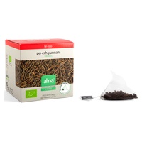 chá vermelho pu-erh yunnan 15 saquetas de infusão de 2g - Alma Home
