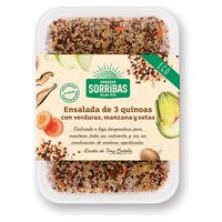 Salada de 3 Quinoas com legumes e cogumelos de maçã 200 g - Obrador Sorribas