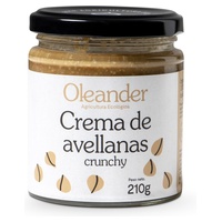 Creme crocante de avelã torrado com pele 210 g de creme (Avelã) - Oleander