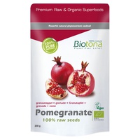 Pomegranate Raw Sementes de Romã Bio 200 g - Biotona