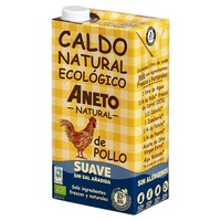 Caldo de galinha macio orgânico natural 1 L (Frango) - Aneto