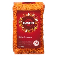 lentilhas vermelhas 500 g - Davert