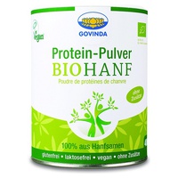 Cânhamo orgânico - proteína em pó 400 g de pó - Govinda