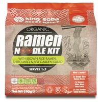 Kit de macarrão de arroz integral sem glúten bio 190 g - King Soba