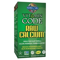 Vitamin code raw cálcio 120 cápsulas vegetais - Garden of Life