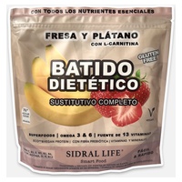 Smoothie diet de morango-banana 600 g (Morango - Banana) - Sidral life