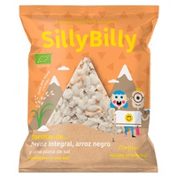 Triângulos de arroz integral e arroz preto 24 g - SillyBilly