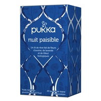 Infusão Noite Calma (Night Time) Bio 20 saquetas de infusão (Aveia) - Pukka