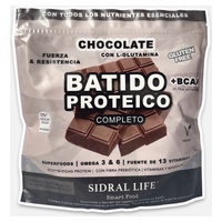 shake de proteína de chocolate 600 g (Chocolate) - Sidral life