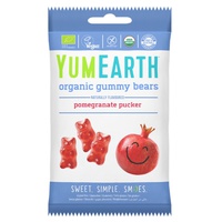 Ursos Sabor Granada Orgânicos 50 g (Romã) - Yumearth