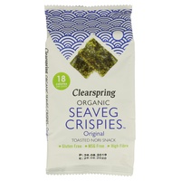 Snack de Alga Nori Tostada Bio 4 g - Clearspring