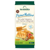 Strudel Integral Orgânico Com Damasco, Maçã, Passas E Canela 200 g - Verde&Bio