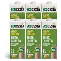 Pacote de bebida vegetal de espelta orgânica 6 unidades de 1L - Ecocesta