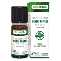 Óleo essencial de hortelã-pimenta orgânico 10 ml de óleo essencial (Menta) (Menta) - Ineldea