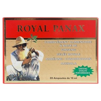 Royal Panax sem álcool 20 ampolas de 10ml - Nutrition Concept