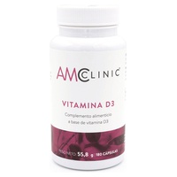 Vitamina D3 180 cápsulas - AMClinic