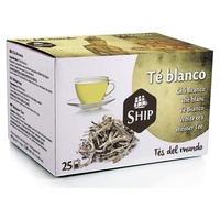 infusão de chá branco 25 saquetas de infusão - ship