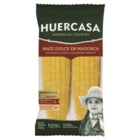 Espigas de milho cozidas orgânicas 400 g - Huercasa