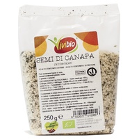 Sementes de Cânhamo Descascadas 250 g - Vivibio