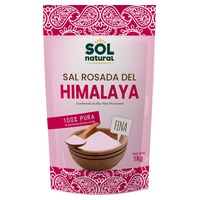 Sal dos Himalaias Fino Cor-de-Rosa 1 kg - Sol Natural