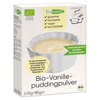 Pudim de baunilha orgânico em pó 180 g de pó (Baunilha) - Frusano