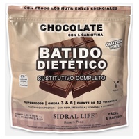 Batido dietético de chocolate 600 g (Chocolate) - Sidral life