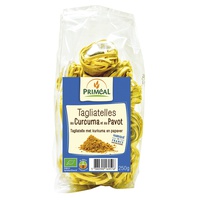 Tagliatelle com Curcuma e Papoila 250 g - Primeal