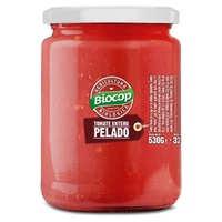 Tomate pelado inteiro 530 g - Biocop