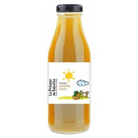 Sopa orgânica de cenoura e coco 6 unidades de 1L - Le Potager de Babette