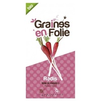 Sementes de rabanete de Páscoa Rosé 10 g - Graines En Folie