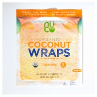 Wraps de coco curcuma 70 g - Nuco