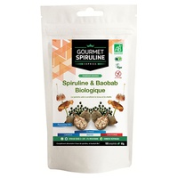 Spirulina e Baobab 180 comprimidos - Gourmet spiruline