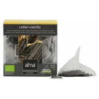 chá de baunilha 15 saquetas de infusão de 2g (Baunilha - Chá preto) - Alma Home