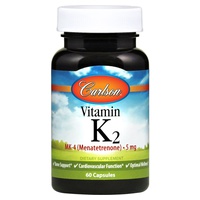 Vitamina K2 MK-4, 5mg 60 cápsulas - Carlson Labs