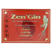 Zen'Gin 20 ampolas de 10ml - Physio-Concept