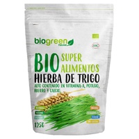 Bio superalimento grama de trigo 125 g de pó - Biogreen