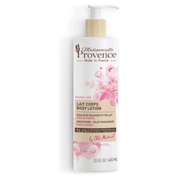 Suavidade e brilho do leite corporal 96,6% natural 400 ml - Mademoiselle Provence