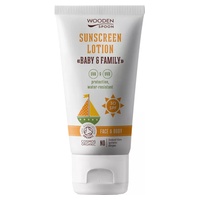 Loção solar rosto e corpo SPF30 para bebês e adultos 150 ml - Wooden Spoon