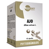 fitogrânulos de alho 45 cápsulas de 478mg - Waydiet