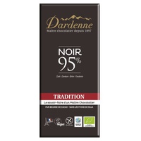 Tablete de Chocolate Negro 95% Tradition 90 g - Dardenne