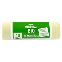 Sacos de lixo biodegradáveis de 40 litros 40 L - MÜLLSTAR BIO