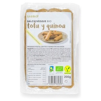 Salsicha orgânica de tofu e quinoa 200 g - Sabbio