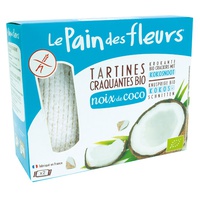 Torrada crocante orgânica Coco 150 g - Le Pain des Fleurs
