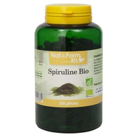 Spirulina Bio 200 cápsulas vegetais - Nat & Form