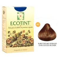 Tinta para o Cabelo Loiro Dourado Escuro (6D) 130 ml - Ecotint