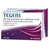 Tegens 20 saquetas de 160mg - Vemedia