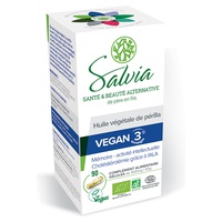 Vegan 3 Óleo Vegetal de Perilla 90 cápsulas de 500mg - Salvia