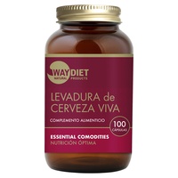 levedura de cerveja viva 100 cápsulas de 495mg - Waydiet